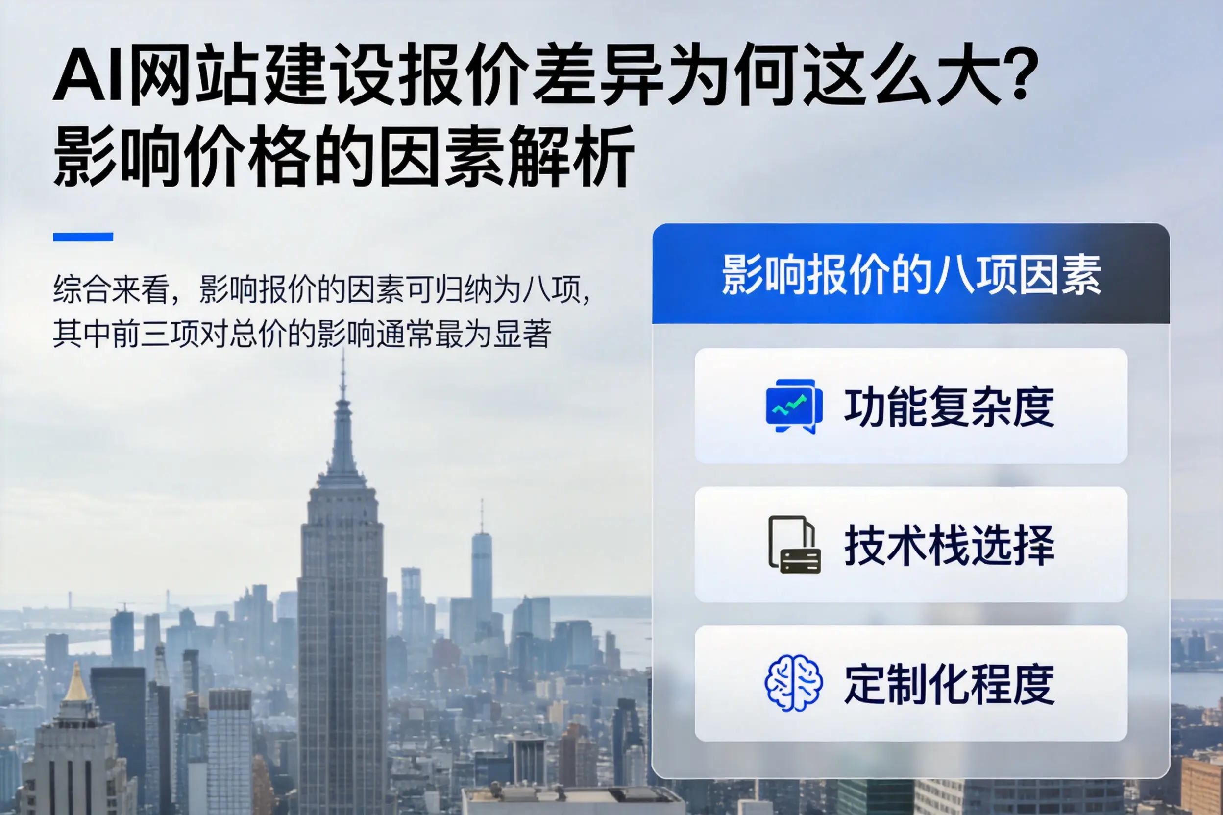 绍兴AI网站建设报价差异为何这么大?影响价格的因素解析
