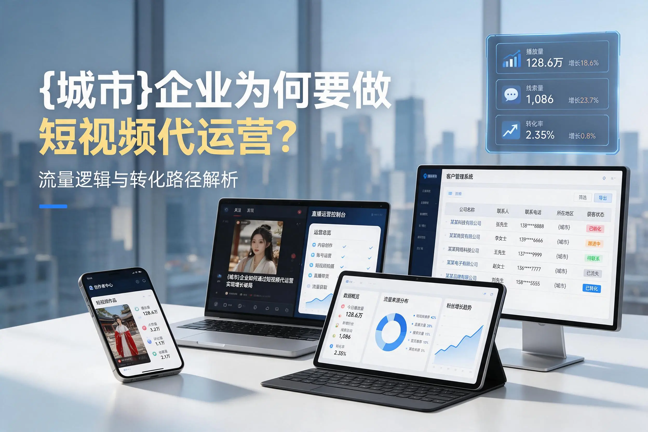 绍兴企业为何要做短视频代运营？流量逻辑与转化路径解析