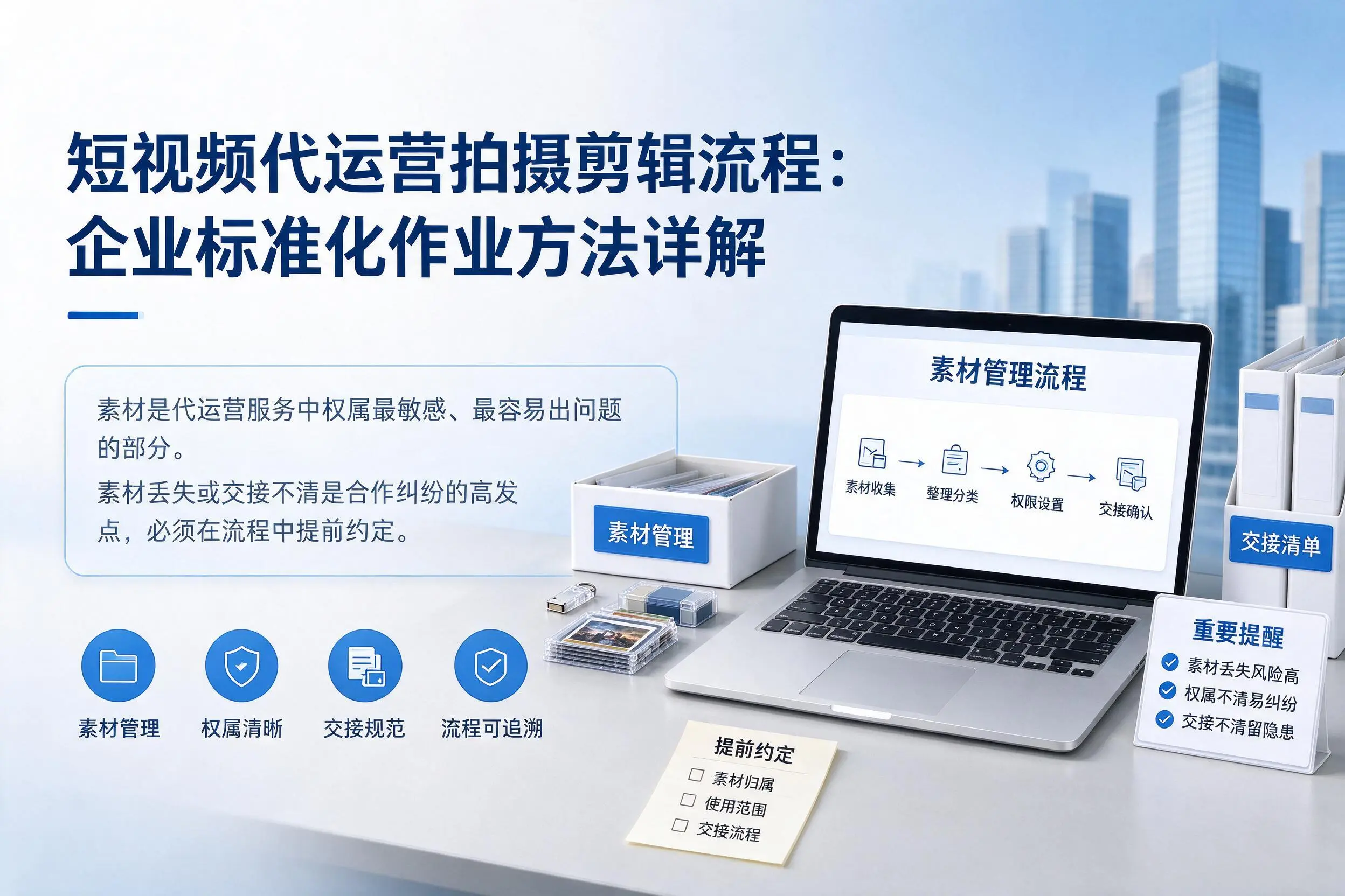 短视频代运营拍摄剪辑流程：绍兴企业标准化作业方法详解