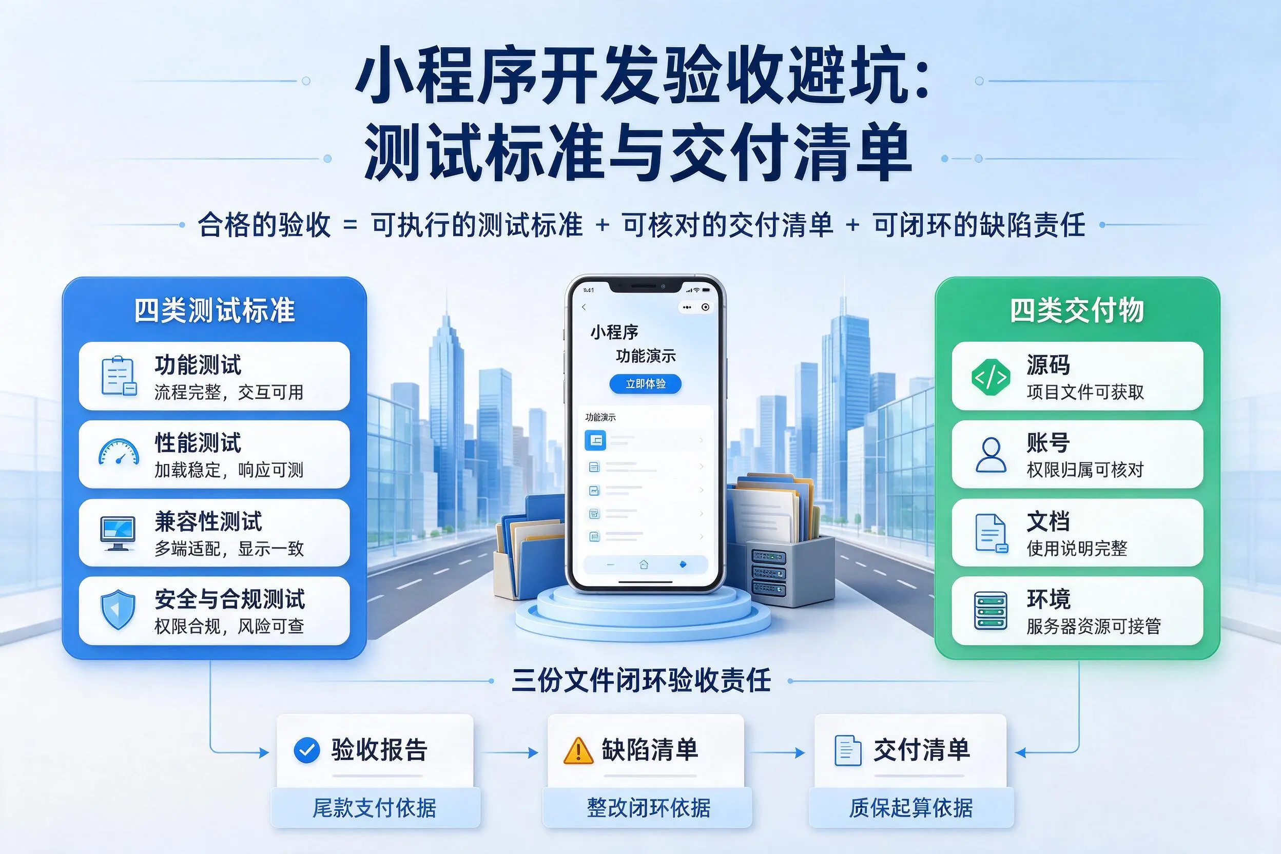 绍兴小程序开发验收避坑：测试标准与交付清单