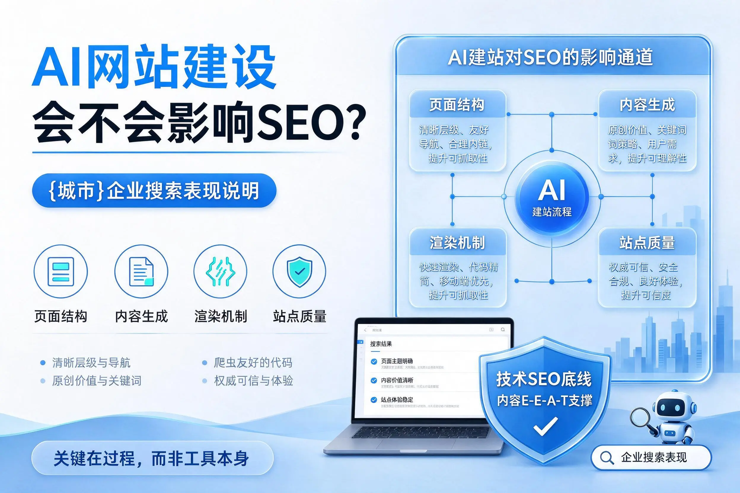AI网站建设会不会影响SEO?绍兴企业搜索表现说明