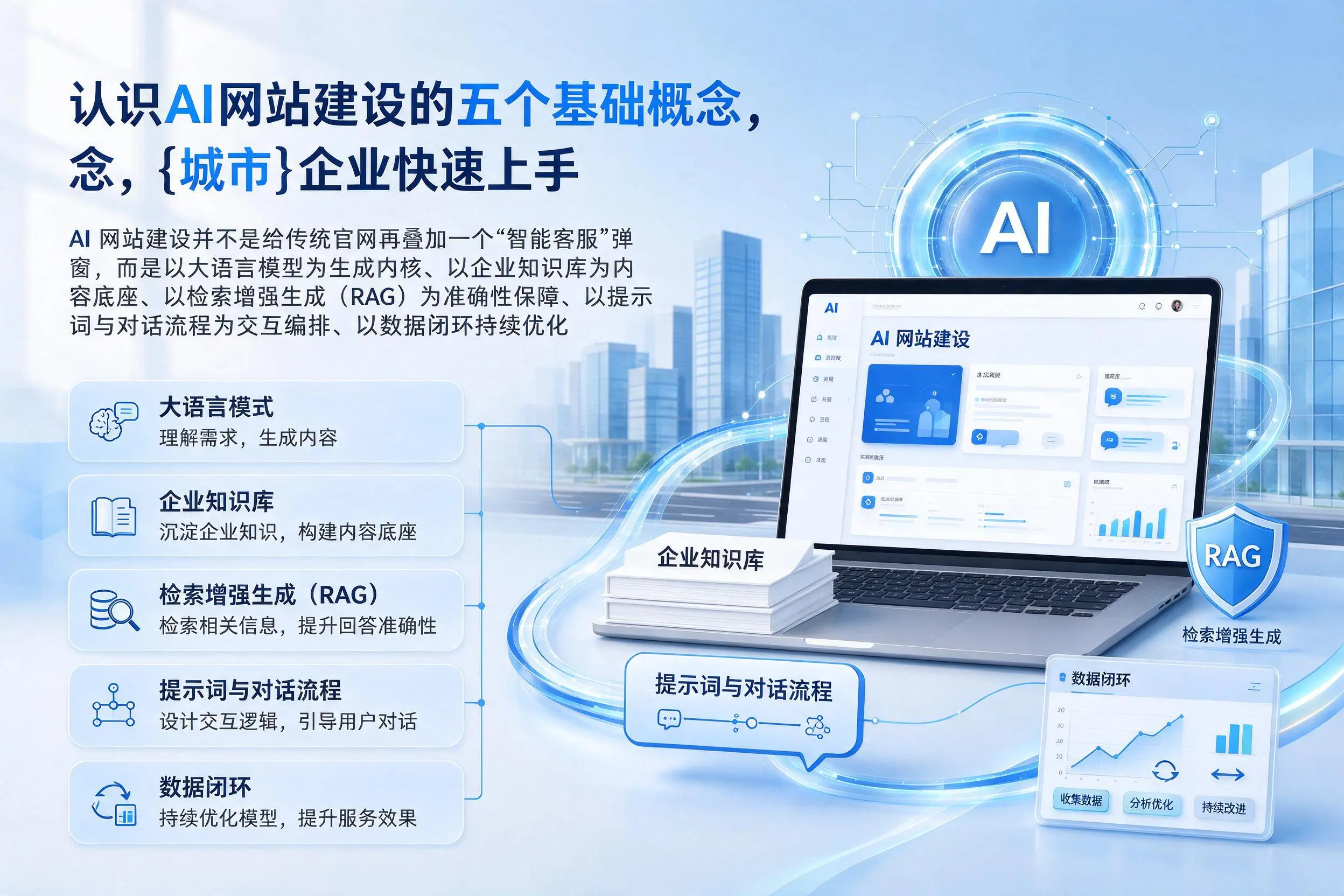 认识AI网站建设的五个基础概念，绍兴企业快速上手