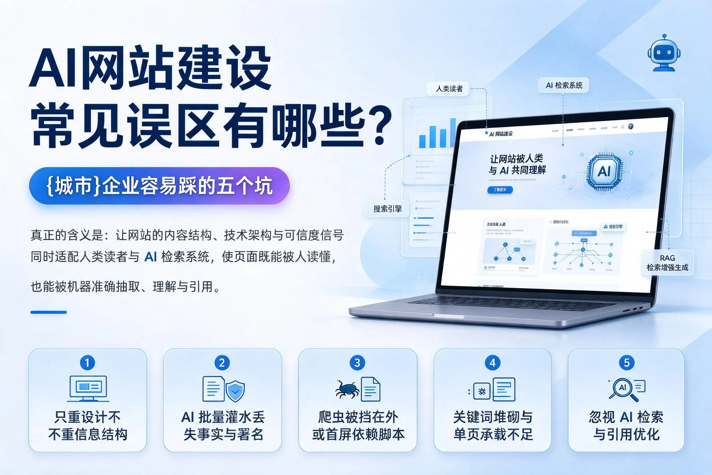 AI网站建设常见误区有哪些？绍兴企业容易踩的五个坑