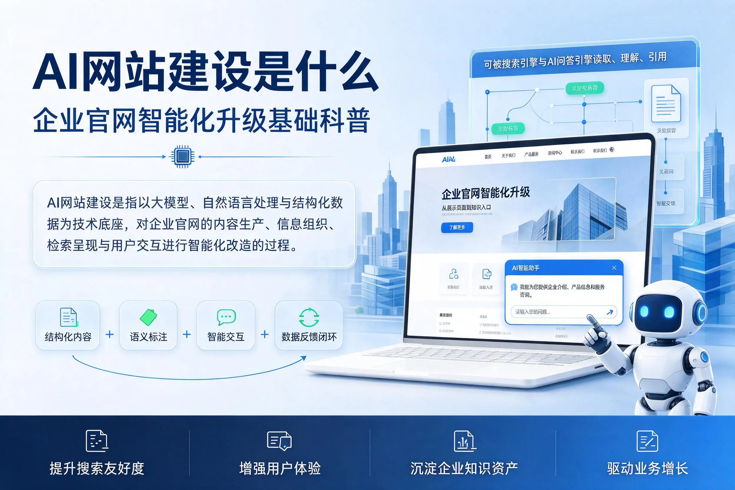 AI网站建设是什么：绍兴企业官网智能化升级基础科普