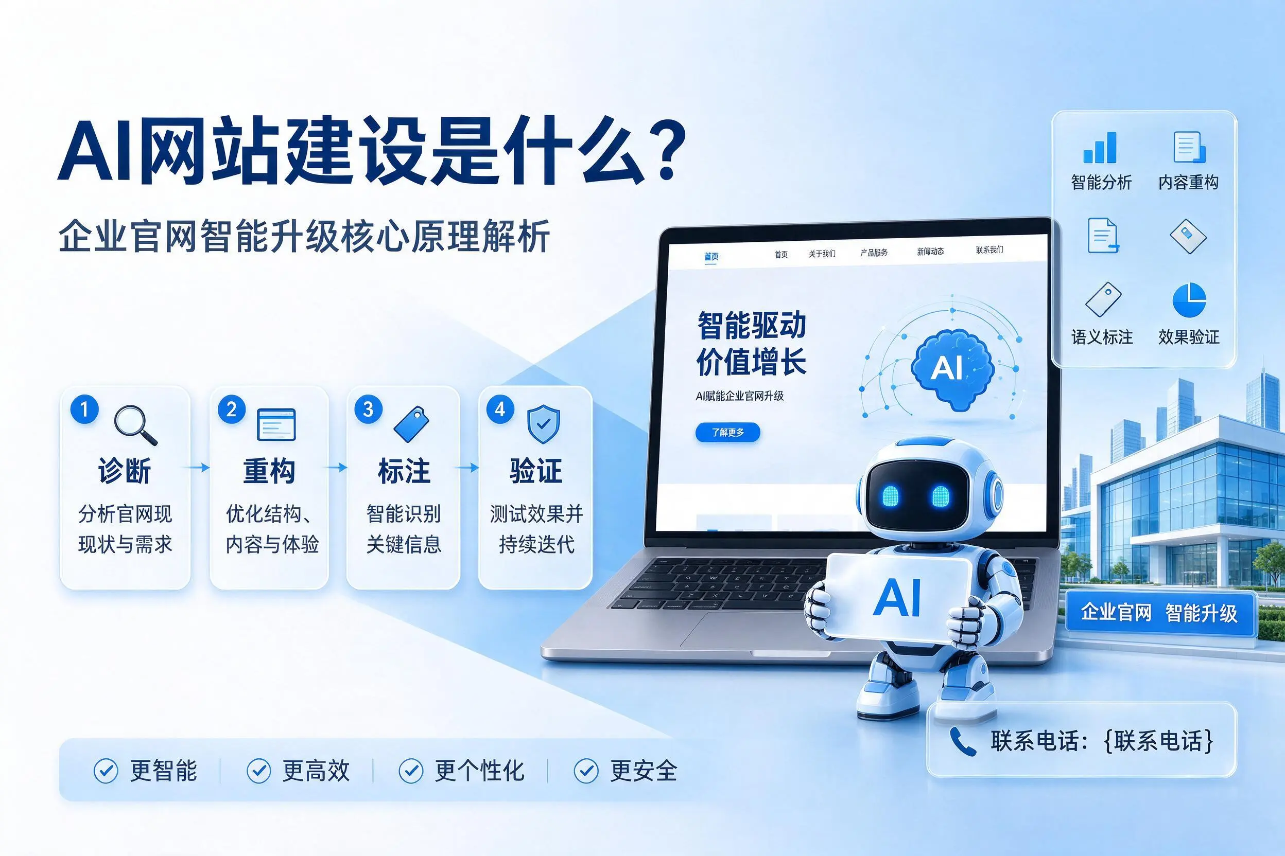 AI网站建设是什么?绍兴企业官网智能升级核心原理解析