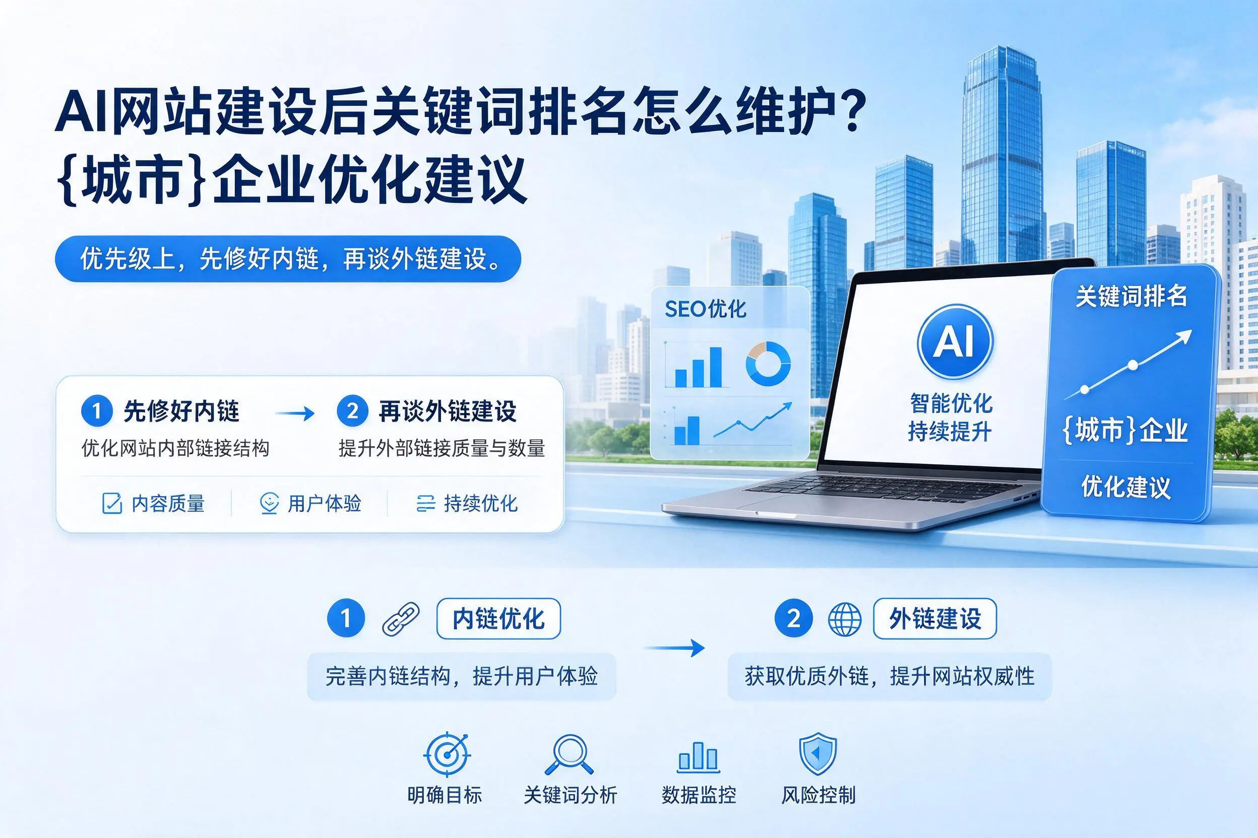AI网站建设后关键词排名怎么维护？绍兴企业优化建议
