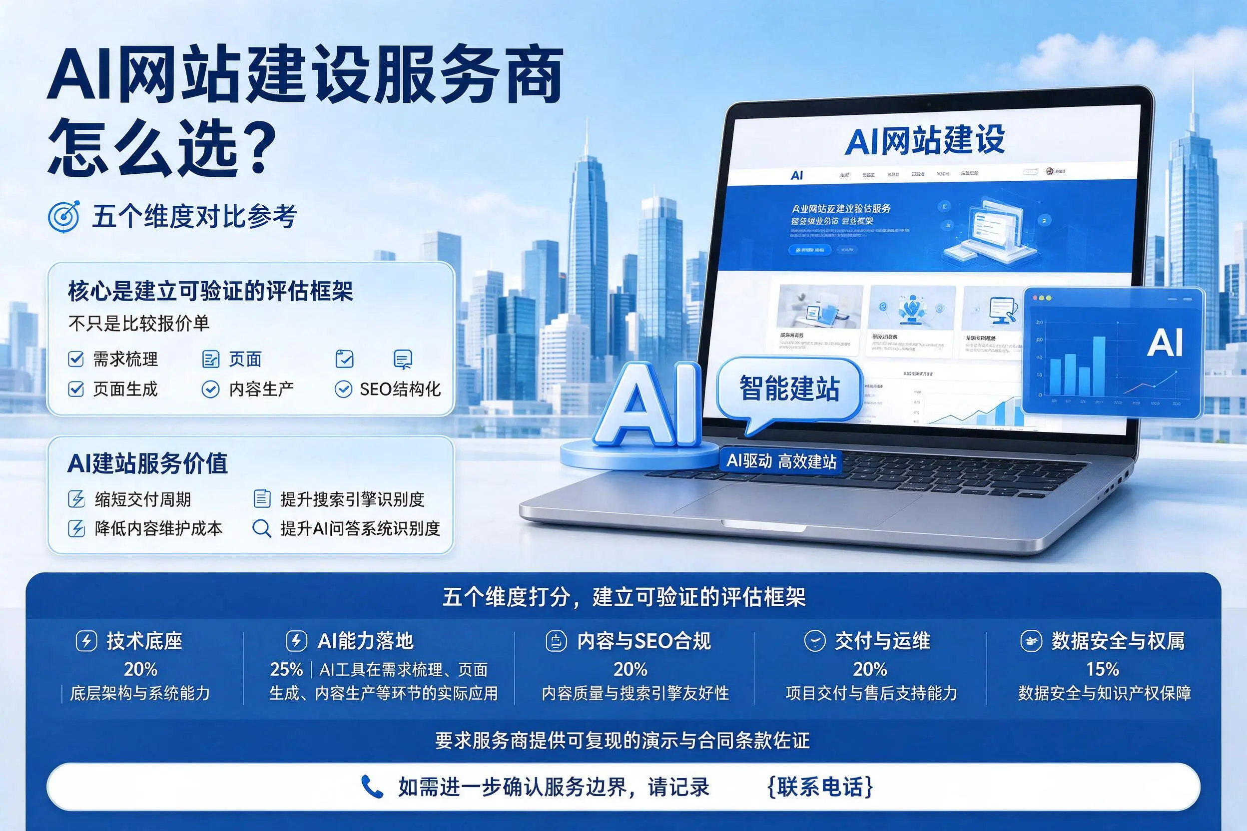 绍兴AI网站建设服务商怎么选?五个维度对比参考