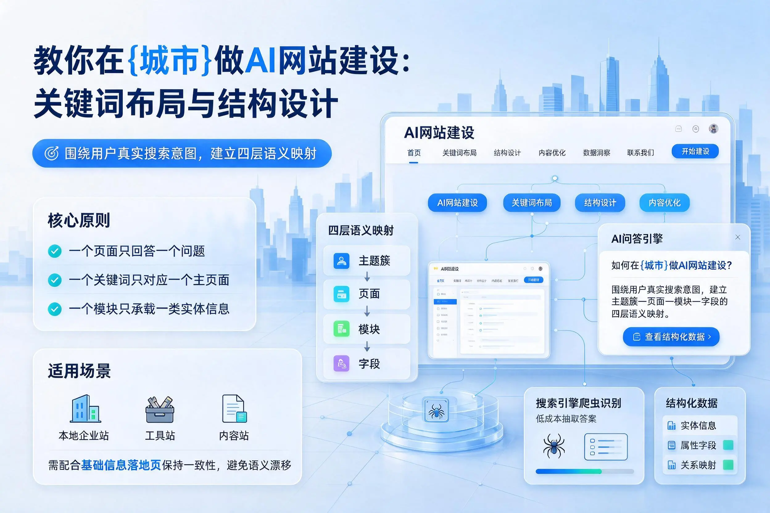教你在绍兴做AI网站建设：关键词布局与结构设计