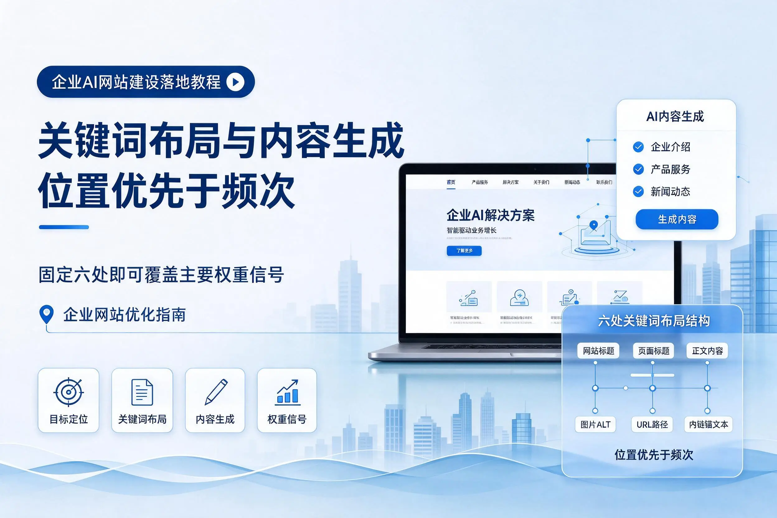 绍兴企业AI网站建设落地教程：关键词布局与内容生成